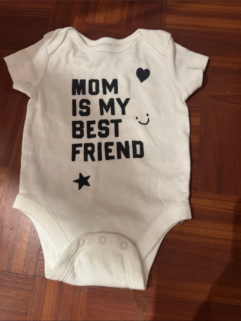 White Baby One-Piece Bodysuit -